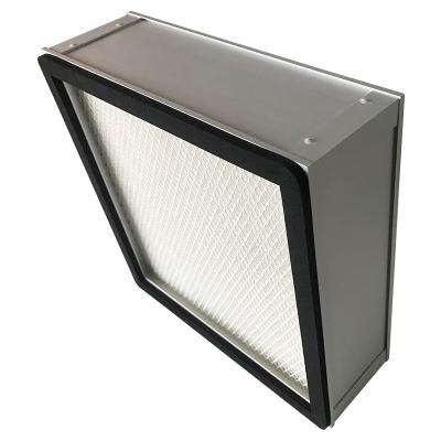 China H13 H14 Hepa Air Filter Panel Air Filter Frame Aluminum Fiberglass Material Laminar Flow Hood for sale