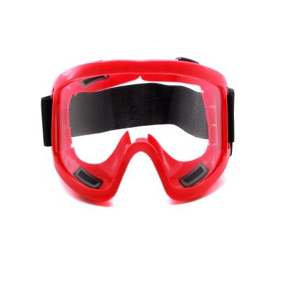 China Light weight Good Sealing Protective Eyewear Safety Glasses Colorful Wind Proof Motorcycle Pc Protective Glasses for sale