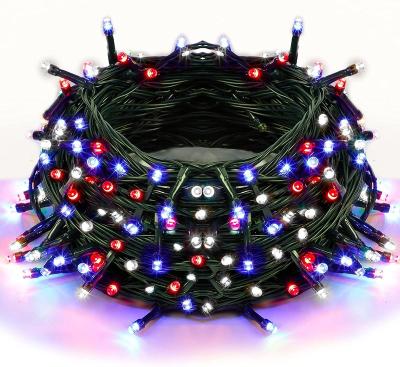 China Birthday Christmas LED Waterproof 8 Modes Outdoor Fairy String Lights USB Twinkle Party Decorations Garden Independence Day for sale