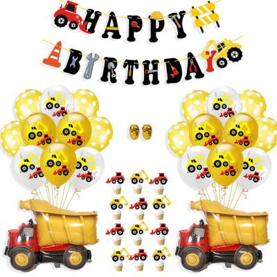 China Party Decoration Birthday Tractor Helium Cars Balloon Baby Birthday Party Decorations Balloons Wholesale for sale