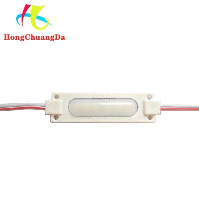 China 2W PFEILER LED blaues rotes gelbes IP67 LED Modul 70*15mm Modul-12V zu verkaufen