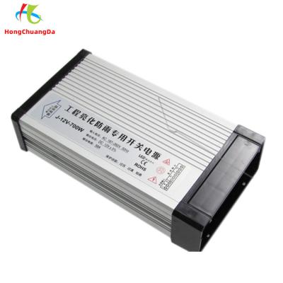 China impermeable al aire libre del conductor 12v de Constant Voltage LED de la fuente de alimentación del módulo de 700W LED en venta