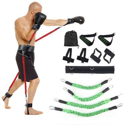 China Hot Selling Set of Latex Amazon Latex Gymnastics Boxing Training Resistance Bands / Taekwondo Training Bands for sale