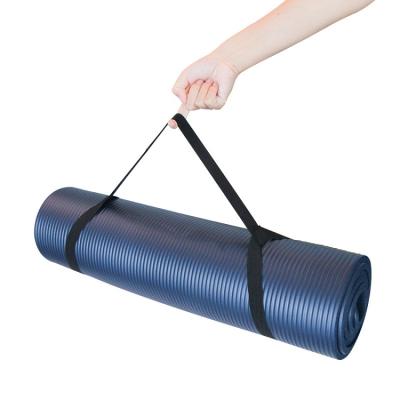 China Gym Exercise Fitness Eco Anti-Slip Yoga Mat Logo Durable 15mm Nbr Sports NBR Pilates Custom Thick Yoga Mat for sale