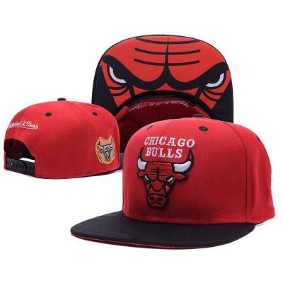 China COMMON 3D Embroidery Chicago Basketball Bull Cotton Hat Snapback Hat, High Quality 6 Panel N.B.A Puff Embroidery Bulls Hat for sale