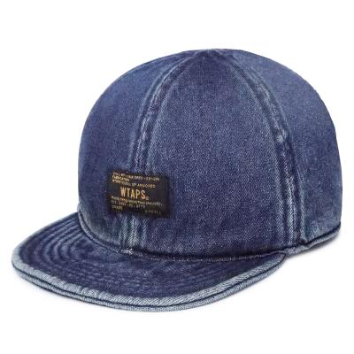 China JOINT Vintage Distressed 3D Embroidery Denim Baseball Cap, High Quality Washed Denim Caps Manufacturer for sale