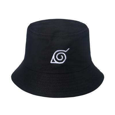 China Japan And Korean Style Anime Style Naruto Konoha Symbol Bucket Hat for sale