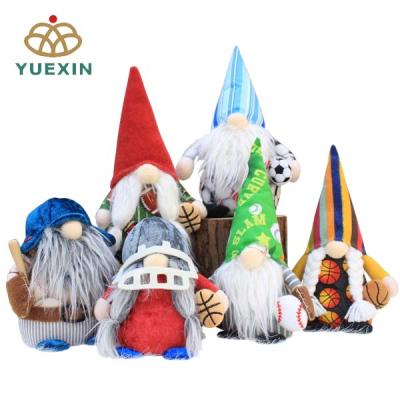 China Christmas Decoration 2021 Athletes Rudolph Gnome Christmas Gnome Christmas Gift Decoration for sale