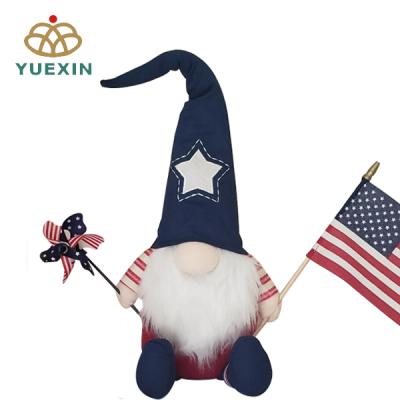 China Christmas Decoration 4th of July Gnome Independence Day Gnome Decor Christmas Gif for sale