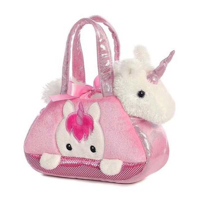 China Home Peek Unicorn Plush Toy Bag Decoration for sale