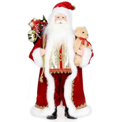 China Gift & Classic Christmas Decoration 18inch Shape Santa Claus For Home Decoration for sale