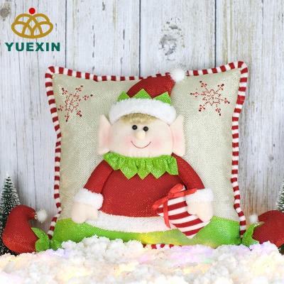 China Gift & New Design Christmas Handmade Pillow With Decorative Elf for sale