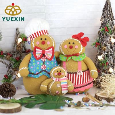 China Gift & Decoration fancy design gingerbread family with 3 gingerbread men for supply for sale