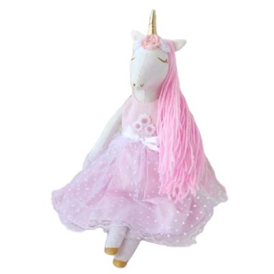 China Easter Decoration Unicorn Doll Baby Shower Gift Magical Horse Gift for Girl Handmade Toy for sale