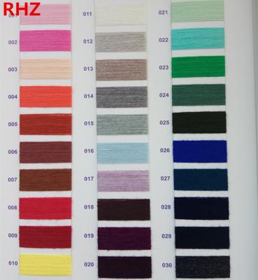 China Anti-pilling high yarn dyed 48nm/2 viscous nylon cartridge core PBT blended yarn. for sale