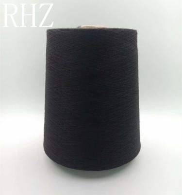 China Antistatic T/R 70/30 Blended Spun Thread Black Viscose Blended Yarn Polyester Yarn for sale