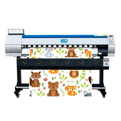 China Garment shops cheap MC fabric printing solution 1.6m large format sublimation printer with one head xp600 for sale