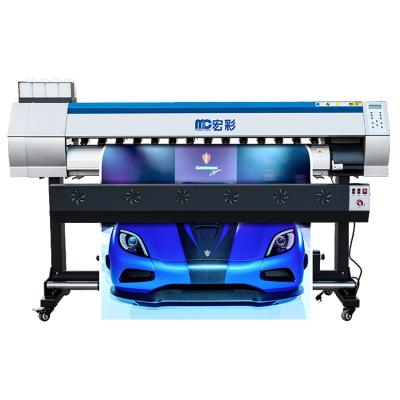 China Large format indoor outdoor eco vinyl banner cable pvc advertising 1.6m/1.8m/3.2m XP600 DX5 solvent printer printing machine for sale