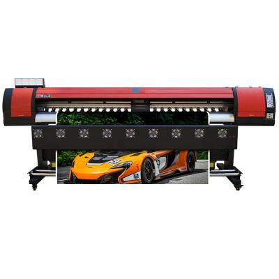 China Garment shops M25S XP600 format 2.5m/8ft printer eco wide cable PVC solvent dual heads printer machine for sale