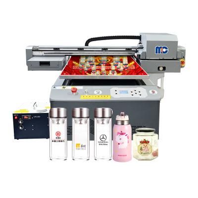 China Retail hot sale 6090 9060 60*90cm A1size UV ​​led flatbed printer for mobile bottle phone case printing for sale