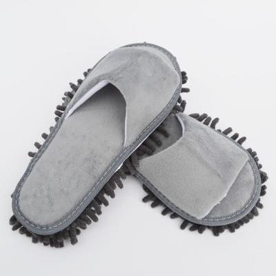 China Floor Cleaning 2022 Hot Sell High Quality Portable Microfiber House Slippers Floor Cleaning Mop Floor Dust Cleaning Tool Unisex Plush Slippers for sale