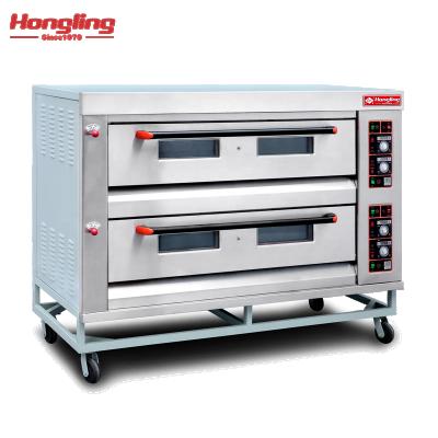 China Hot Vending Hotels Bakery Equipment Gas Deck Oven For Baking Bread / Cookie for sale