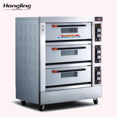 China Electric Pizza Commercial 3 Deck Bakery Oven In Real Factory Price (XYF-3KAL-T) for sale