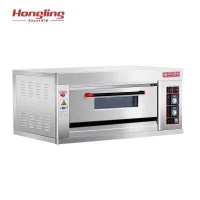 China Good Snack Factory Selling 1 Platform 2 Tray Gas Bread Baking Oven Price for sale