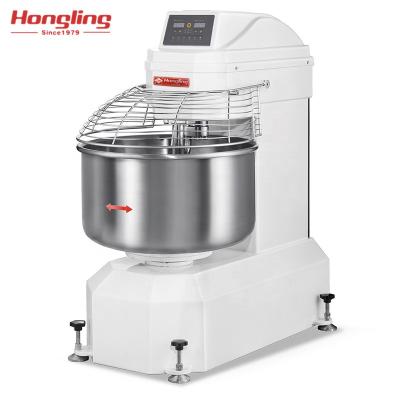 China Industrial Spiral Snacks Factory 50kg Dough Mixer Pizza Mixer Price for sale