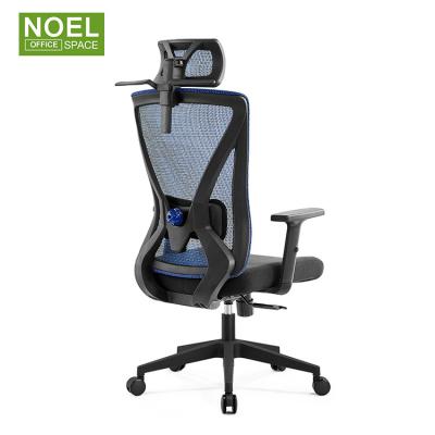 China Hot Sale (Height)Adjustable Mesh Ergonomic Office Chair With Padded Lumbar Support for sale