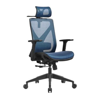 China (Height)Adjustable High Back Ergonomic Mesh Office Chair With 2D Adjustable Headrest Office Chair for sale