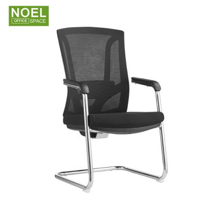 China Custom Cable Mesh Visitor Nylon Back Chair Mesh Cooling Lower Office Chair for sale