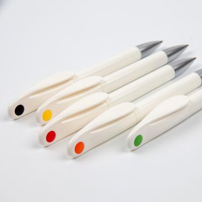 China Promotional Pen Promotional Pen colorful comfortable feeling stylus plastic plastic press pen printed logo plastic ball pen for sale