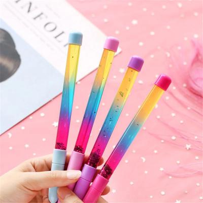 China Pen Novelty Customized Multi Color Promotional Floating Peak Liquid Pen Signature Cute Magical Magical Student For Gift for sale