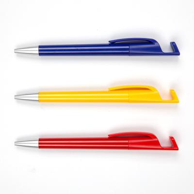 China Foreign Trade Support School Ball Pen New Mobile Phone Twist Stylus Stylus Plastic Ballpoint Pen for sale