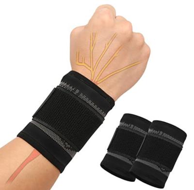 China Best Selling Adjustable Breathable Fitness Sport Weightlifting Compression Wrist Strap Brace Support for sale