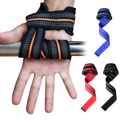 China Non Slip Gym Custom Polyester Powerlifting Adjustable Wrist Wraps For Weightlifting for sale