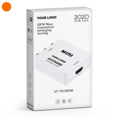 China Wholesale High Quality 1080P 60Hz Mini Size 1080p AV2HDMI AV To HDMI RCA To HDMI Video Audio Converter 60*50*20mm for sale