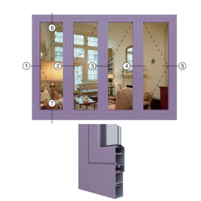 China Hard Aluminum Picture Photo Frame Patio Frame Door Frame 2040 Profile Alumino Profile Extrusion for sale