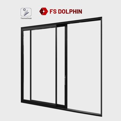 China Waterproof Telescopic Glass Sliding Shower Doors And Windows Patio Screen Room Door Sliding Enclosure for sale