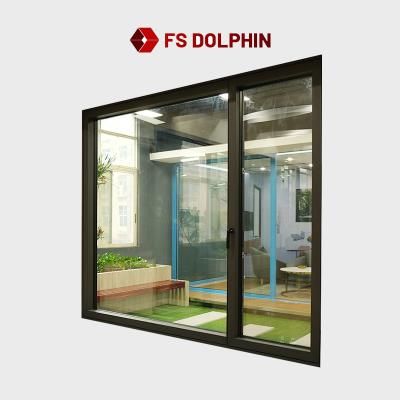 China Folding Screen China Tilt and Turn Aluminum Window, Double Glazed Aluminum Swing Window, Customizable Colors Frame Aluminum Casement Window for sale