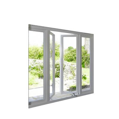 China Folding Screen Australia Certificate As2047 Standard Aluminum Framed Double Glazed Casement Window For Villa Building Window for sale