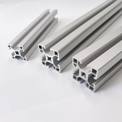 China Decorations Manufacturer Custom Industrial Aluminum Profile 6063 Aluminum Extrusion Profile T Slot 2020 2040 4040 T5 for sale