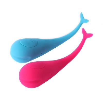 China Real Touch Feeling Whale Vibrator Egg Remote Control 10 Vibration Modes Sexy Product For Adult Girls for sale