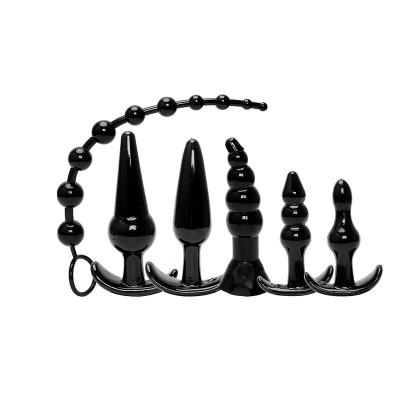 China Sex games Male anal plug rubber female C G spot toy Prostate massage toy butt plug 8.5*2.4cm/9.8*2.4cm/10.5*2.5cm/12.3*3.6cm/10.5*2.5cm/31.5*2.4cm for sale