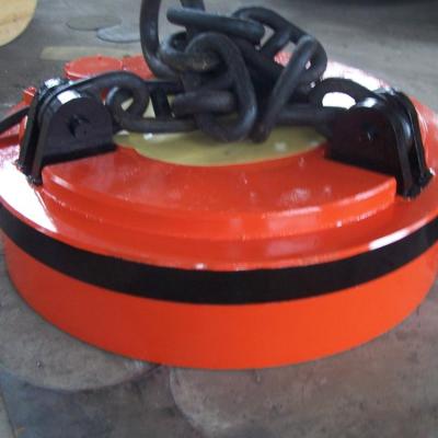 China Large Lifting Force 220V Steel Scraps 1 Ton Magnetic Lifter For Steel for sale