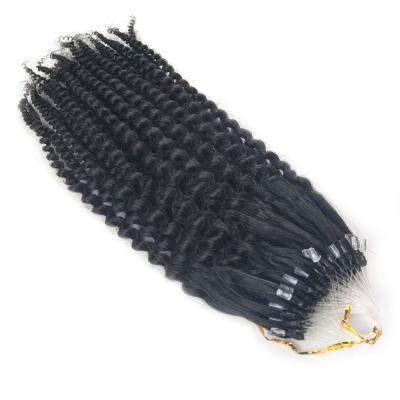 China Brazilian Straight Kinky Curly Micro Link Hair Extension for sale