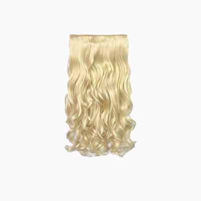 China Spring Loop Wrap Around Long Straight Pony Tail Hair 26 Inch Synthetic Wig Clip In Extension for sale