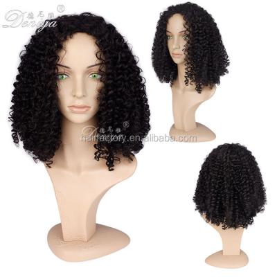 China High Quality Curl Hair Wig New Arrival Natural Kinky Curly Color Synthetic Wig For Black Women for sale