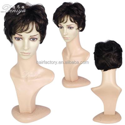 China Wholesale Price Straight Good Quality Hot Selling Synthetic Short Wig From Alibaba Wig Supplier for sale